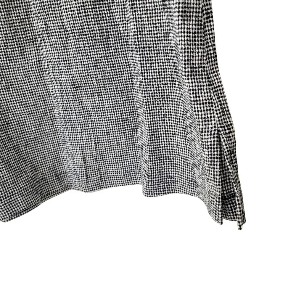 Silhouettes Black and White Check Pullover Lagan Look Tunic Size 1X - Picture 4 of 4